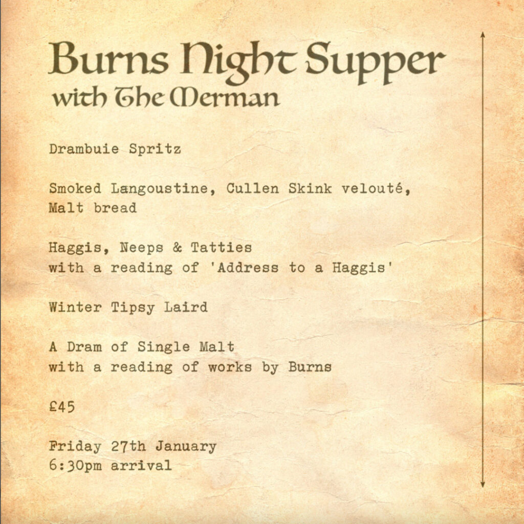 Burns Night Supper